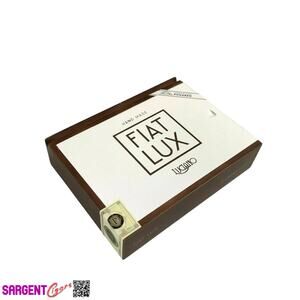 Fiat Lux Acumen Empty Wooden Cigar Box 9.25x7.25x2.5
